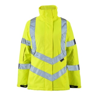 Supertouch HV300 Ladies Hi Vis Yellow Kamela Padded Jacket